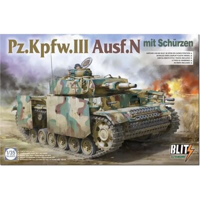 Kit Modèle Takom Pz.Kpfw.III Ausf.N - 1:35 Véhicule Militaire - Publicité Kit Modèle Takom Pz.Kpfw.III Ausf.N - 1:35 Véhicule Militaire - Publicité