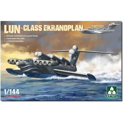 Takom LUN-CLASS EKRANOPLAN Schiffmodellbausatz - 1:144 Takom LUN-CLASS EKRANOPLAN Schiffmodellbausatz - 1:144