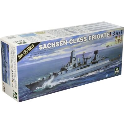 Takom Sachsen-Klasse Fregatte 3-in-1 Modellbausatz - Maßstab 1:350 Takom Sachsen-Klasse Fregatte 3-in-1 Modellbausatz - Maßstab 1:350