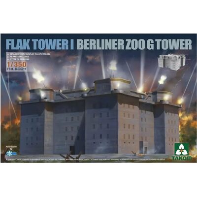 Takom Berliner Zoo Flak Turm 1:350 - Architekturmodell Takom Berliner Zoo Flak Turm 1:350 - Architekturmodell