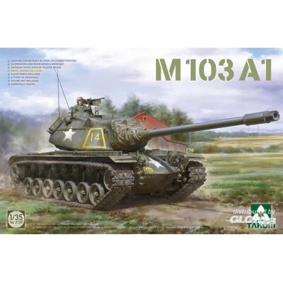 Takom M103A1 Modellbausatz - Militärfahrzeug - 1/35 Takom M103A1 Modellbausatz - Militärfahrzeug - 1/35