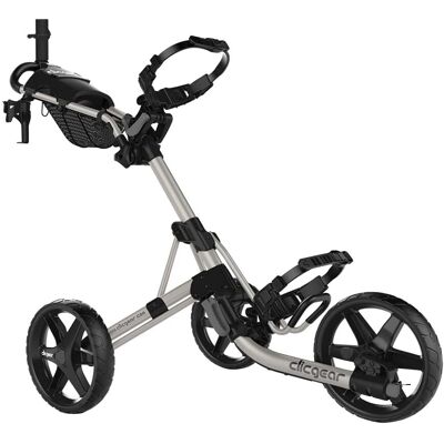 Clicgear 4.0 Srebrny wózek golfowy - Lekki i regulowany Clicgear 4.0 Srebrny wózek golfowy - Lekki i regulowany