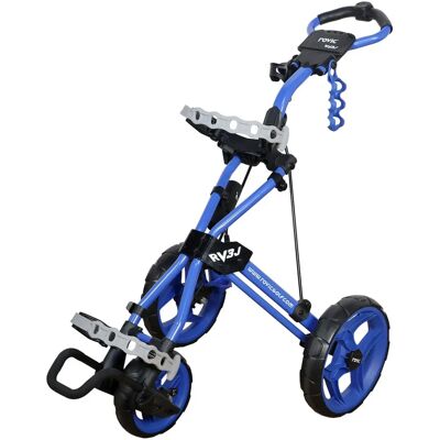 Clicgear Rovic RV3J Junior Golf Trolley - Blauw - Golfwagen Clicgear Rovic RV3J Junior Golf Trolley - Blauw - Golfwagen