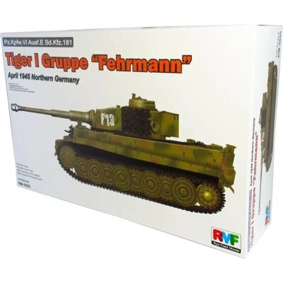 Kit Modèle Militaire Rye Field Pz.Kpfw.VI Tiger I Groupe "Fehrmann" Avril 1945 - Publicité Kit Modèle Militaire Rye Field Pz.Kpfw.VI Tiger I Groupe "Fehrmann" Avril 1945 - Publicité