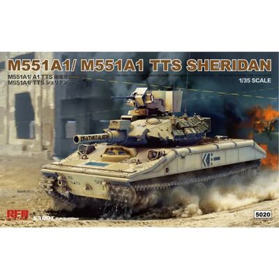 Rye Field Modelle M551A1 A1TTS SHERIDAN 1:35 Militärmodellbausatz Rye Field Modelle M551A1 A1TTS SHERIDAN 1:35 Militärmodellbausatz
