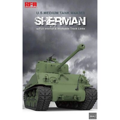 Rye Field M4A3 76W HVSS SHERMAN - Maquette militaire 1:35 avec intérieur & chenilles - Publicité Rye Field M4A3 76W HVSS SHERMAN - Maquette militaire 1:35 avec intérieur & chenilles - Publicité