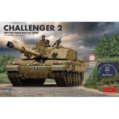 Kit modèle Challenger 2 char - Modèle militaire à l'échelle - Publicité Kit modèle Challenger 2 char - Modèle militaire à l'échelle - Publicité