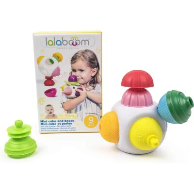 Lalaboom Pädagogischer Würfel und Perlen - Mehrfarbig - 9 Stück Lalaboom Pädagogischer Würfel und Perlen - Mehrfarbig - 9 Stück