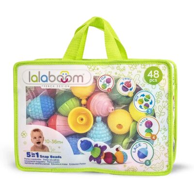 Lalaboom Lernperlen Set - Vorschule Spielzeug - Montessori Formen & Farben Lalaboom Lernperlen Set - Vorschule Spielzeug - Montessori Formen & Farben