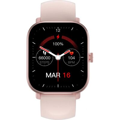 Abyx Fit Ozone 3 Montre connectée rose - Fitness & Étanche - Publicité Abyx Fit Ozone 3 Montre connectée rose - Fitness & Étanche - Publicité
