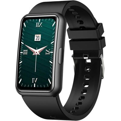 Montre Connectée Abyx Fit Etna - Noire - Fréquence Cardiaque, Étanche, 1,45" - Publicité Montre Connectée Abyx Fit Etna - Noire - Fréquence Cardiaque, Étanche, 1,45" - Publicité