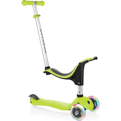 Globber - GO UP 4in1 Sporty Lights - Verde - Kick Scooter Globber - GO UP 4in1 Sporty Lights - Verde - Kick Scooter