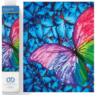DIAMOND DOTZ Farfalla Rosa - Set di Pittura a Diamanti DIAMOND DOTZ Farfalla Rosa - Set di Pittura a Diamanti