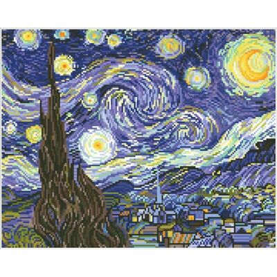 Diamond Dotz Kunstset - Sternennacht Van Gogh Diamond Dotz Kunstset - Sternennacht Van Gogh