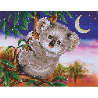 Diamond Dotz Koala Snack - Kit de Peinture Diamants Avancé Diamond Dotz Koala Snack - Kit de Peinture Diamants Avancé