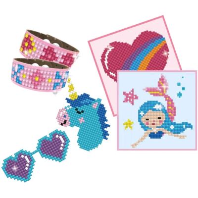 Diamond Dotz Pink Kreativ Diamant Malset - Bastelset Diamond Dotz Pink Kreativ Diamant Malset - Bastelset