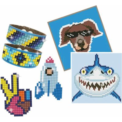 Diamond Dotz - Blau Kreativset - Diamond Painting Kit Diamond Dotz - Blau Kreativset - Diamond Painting Kit