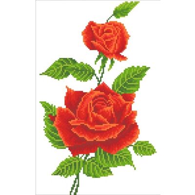 Carletto Deutschland Diamond Dotz - Kunsthandwerk Spielzeug - Rote Rosen Carletto Deutschland Diamond Dotz - Kunsthandwerk Spielzeug - Rote Rosen