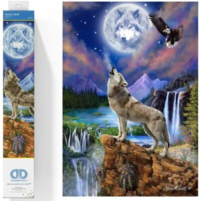 Diamond Dotz Wolf 47x67 cm - Diamond Painting - Für Fortgeschrittene & Profis Diamond Dotz Wolf 47x67 cm - Diamond Painting - Für Fortgeschrittene & Profis