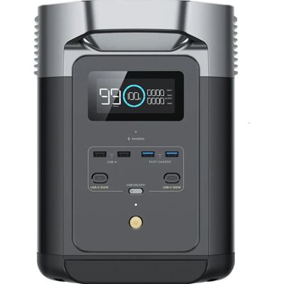 EcoFlow Delta 2 Bärbar Strömkälla - 1800 W, 1 kWh, LiFePO4 EcoFlow Delta 2 Bärbar Strömkälla - 1800 W, 1 kWh, LiFePO4