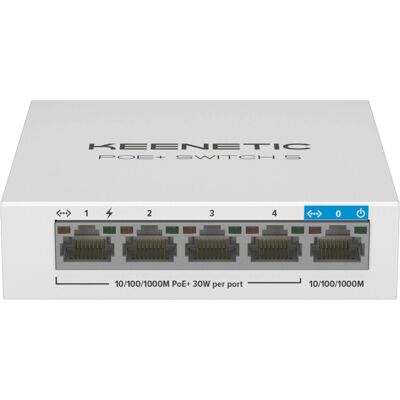 Keenetic KN-4610 Weiß 5-Port Gigabit PoE Switch - Netzwerkschalter Keenetic KN-4610 Weiß 5-Port Gigabit PoE Switch - Netzwerkschalter