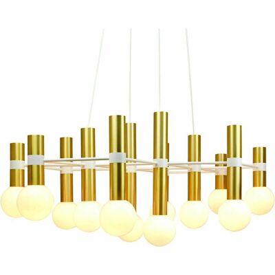 Elements Lighting - Louise 12 - opaque glass - Pendant light - Publicité Elements Lighting - Louise 12 - opaque glass - Pendant light - Publicité
