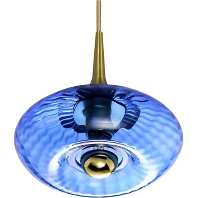 Suspension Grace Bleu Saphir - Elements Lighting - Publicité Suspension Grace Bleu Saphir - Elements Lighting - Publicité