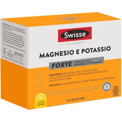 Swisse Magnesio e Potassio Forte - Integratore alimentare Swisse Magnesio e Potassio Forte - Integratore alimentare
