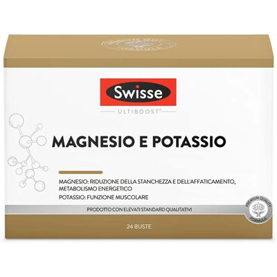 Swisse Magnesio y Potasio - 24 Sobres Complemento Alimenticio Swisse Magnesio y Potasio - 24 Sobres Complemento Alimenticio