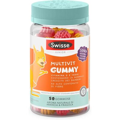 Swisse Junior Multivit Gummy - Integratore multivitaminico per bambini - 50 gomme Swisse Junior Multivit Gummy - Integratore multivitaminico per bambini - 50 gomme