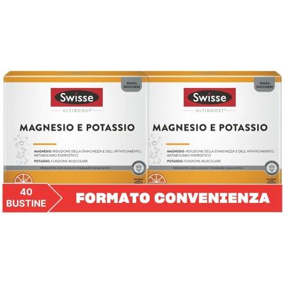 Swisse Magnesio e Potassio - Polvere energetica - 20 bustine Swisse Magnesio e Potassio - Polvere energetica - 20 bustine