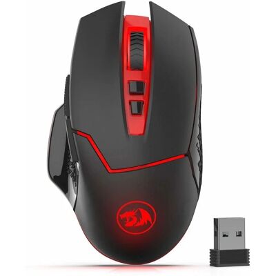 Ratón inalámbrico de juegos Redragon M690-1 - Cambio de DPI y botones laterales Ratón inalámbrico de juegos Redragon M690-1 - Cambio de DPI y botones laterales