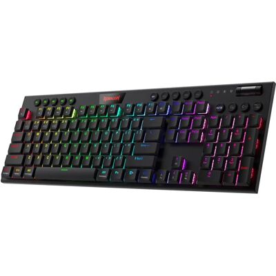 Teclado mecánico RGB inalámbrico Redragon Horus K618 - Gaming Teclado mecánico RGB inalámbrico Redragon Horus K618 - Gaming