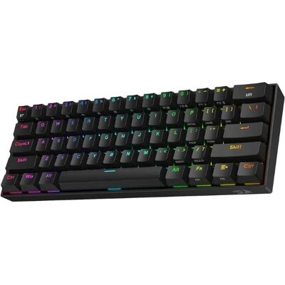 Clavier mécanique sans fil RGB Redragon K530 Pro Draconic - 61 touches - Publicité Clavier mécanique sans fil RGB Redragon K530 Pro Draconic - 61 touches - Publicité