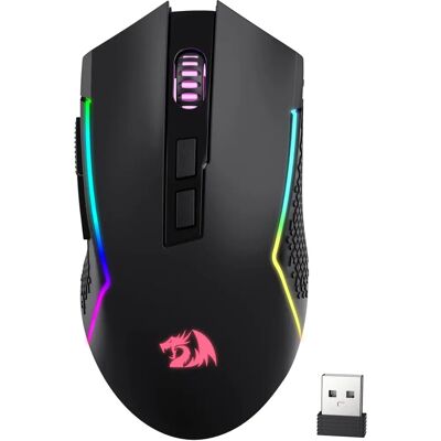 Ratón Gaming Inalámbrico Redragon M693 - 8000 DPI, 3 Modos, Macro Ratón Gaming Inalámbrico Redragon M693 - 8000 DPI, 3 Modos, Macro