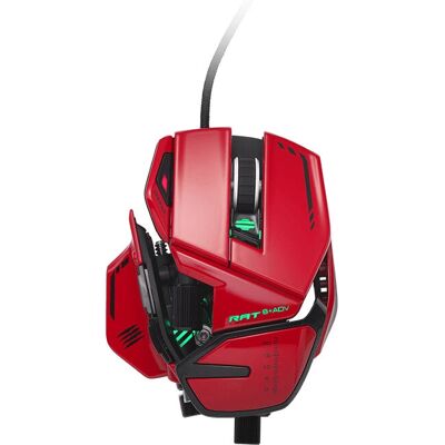 Mad Catz R.A.T 8+ ADV Gaming-Maus - Anpassbar, 20.000 DPI, Rot Mad Catz R.A.T 8+ ADV Gaming-Maus - Anpassbar, 20.000 DPI, Rot