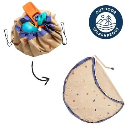 Play&Go - Outdoor Playmat - Sea - Ø140 Play&Go - Outdoor Playmat - Sea - Ø140
