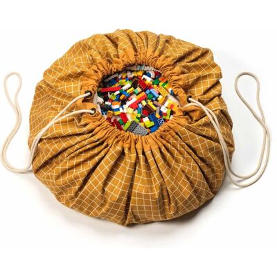 Play&Go Tapis de Jeu et Sac de Rangement Organique Mustard 140cm - Publicité Play&Go Tapis de Jeu et Sac de Rangement Organique Mustard 140cm - Publicité