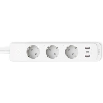 TP-Link Tapo P300 Regleta de enchufes - Wi-Fi, USB-C, 3 Tomas TP-Link Tapo P300 Regleta de enchufes - Wi-Fi, USB-C, 3 Tomas