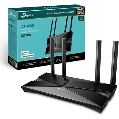 TP-Link AX53 Wi-Fi 6 AX3000 Router - Dual Band, Gigabit Ethernet TP-Link AX53 Wi-Fi 6 AX3000 Router - Dual Band, Gigabit Ethernet