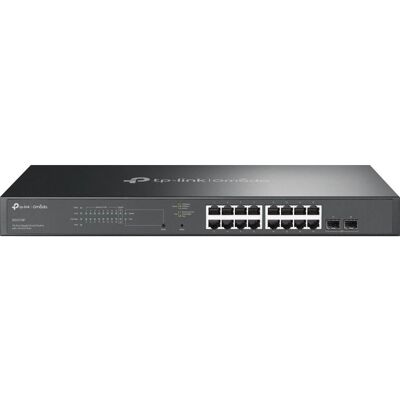 TP-Link Omada SG2218P Hallittu Gigabit-verkkoyksikkö - 18 porttia - Musta TP-Link Omada SG2218P Hallittu Gigabit-verkkoyksikkö - 18 porttia - Musta