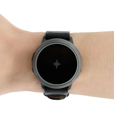 Soundbrenner Lederarmband Schwarz - Uhrenarmband Soundbrenner Lederarmband Schwarz - Uhrenarmband