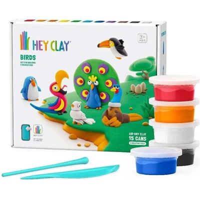 TM Toys - Vögel in lufttrocknendem Ton - Modeling Clay Kit TM Toys - Vögel in lufttrocknendem Ton - Modeling Clay Kit