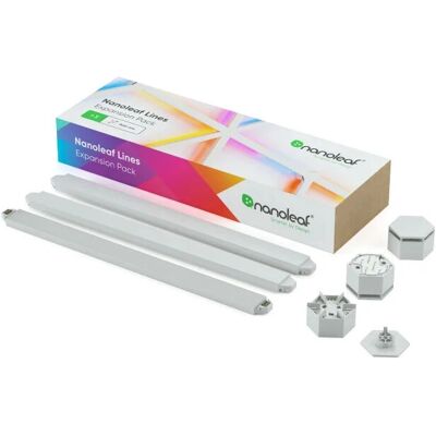 Kit di espansione Nanoleaf Lines 3 pezzi - Pannello LED RGBW intelligente Kit di espansione Nanoleaf Lines 3 pezzi - Pannello LED RGBW intelligente