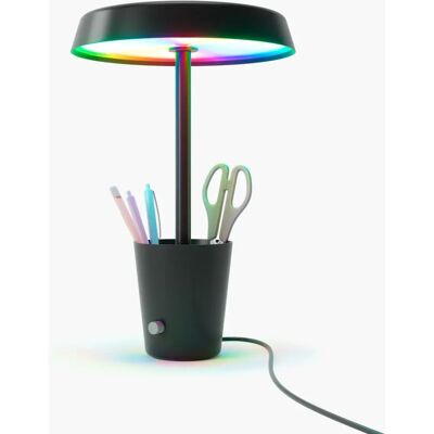 Lampe de Table Intelligente Nanoleaf Noire - Éclairage Circadien Lampe de Table Intelligente Nanoleaf Noire - Éclairage Circadien