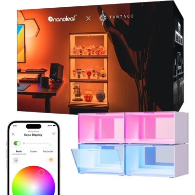 Nanoleaf Fantaqi EXPO LED Display Case - Smart RGBW Modular Display Nanoleaf Fantaqi EXPO LED Display Case - Smart RGBW Modular Display