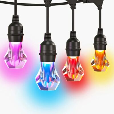 Nanoleaf Smart Garden Multicolor Outdoor String Light - Wi-Fi/Bluetooth Nanoleaf Smart Garden Multicolor Outdoor String Light - Wi-Fi/Bluetooth