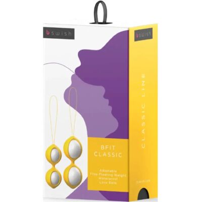 B Swish Boules Geisha - Kit d'exercices pelviens - Force de Kegel - Publicité B Swish Boules Geisha - Kit d'exercices pelviens - Force de Kegel - Publicité