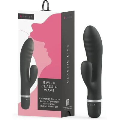 B Swish Bwild Classic Wave Wibracyjny Zajączek - Niebieski - G-punkt i Łechtaczka B Swish Bwild Classic Wave Wibracyjny Zajączek - Niebieski - G-punkt i Łechtaczka