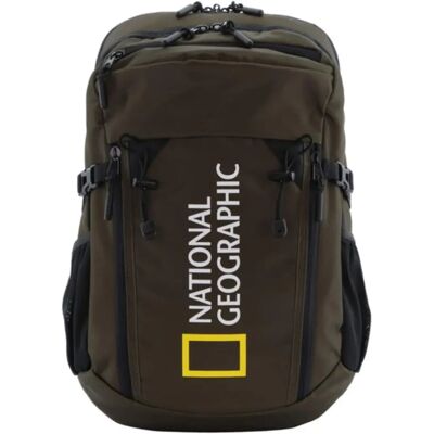 Unisex plecak National Geographic. N21080.11 - Wykonany z recyklingowanego poliestru, Zrównoważony, Pasuje do 17'' laptopa Unisex plecak National Geographic. N21080.11 - Wykonany z recyklingowanego poliestru, Zrównoważony, Pasuje do 17'' laptopa